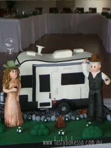 Bespoke Caravan Wedding Cake