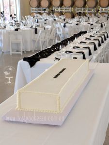 Luxury Plank Wedding Cake Adelaide